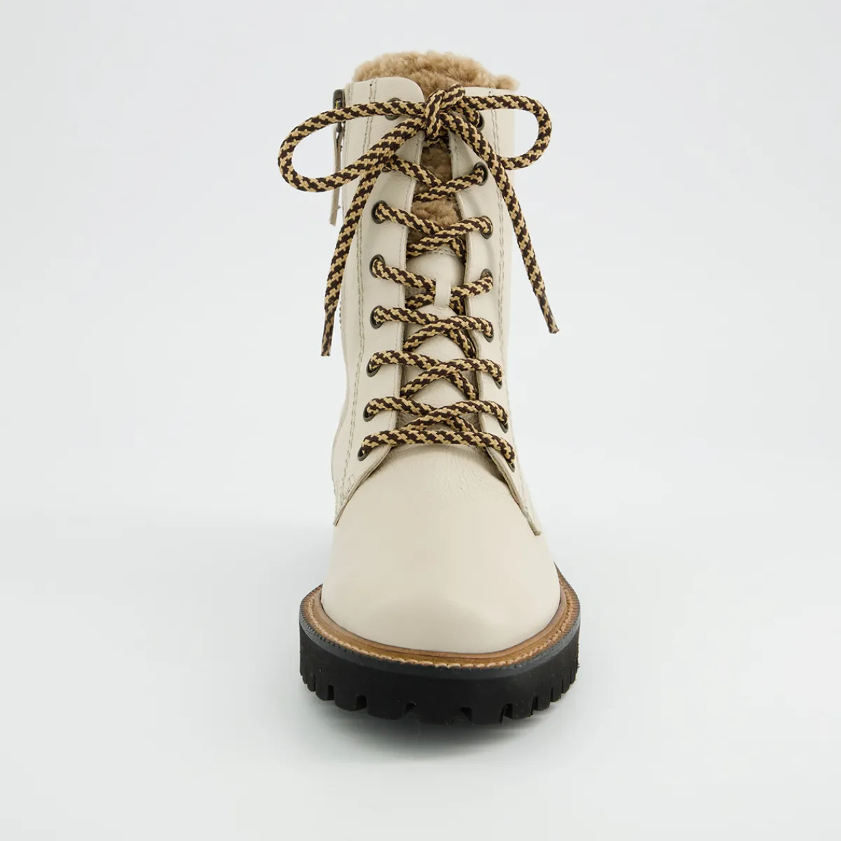 Paul Green Warmfutter|Boots|Schnürstiefelette 8175-028 Weiß / Beige