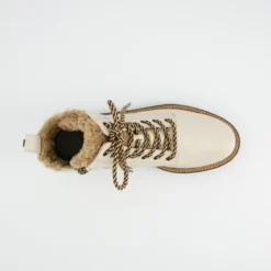Paul Green Warmfutter|Boots|Schnürstiefelette 8175-028 Weiß / Beige