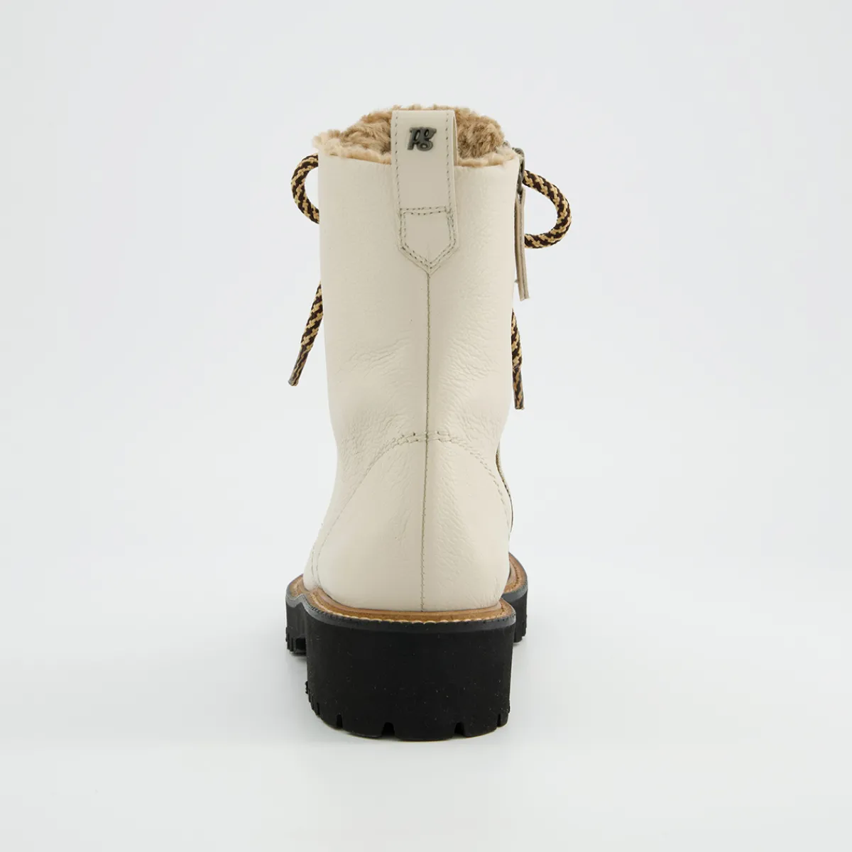 Paul Green Warmfutter|Boots|Schnürstiefelette 8175-028 Weiß / Beige