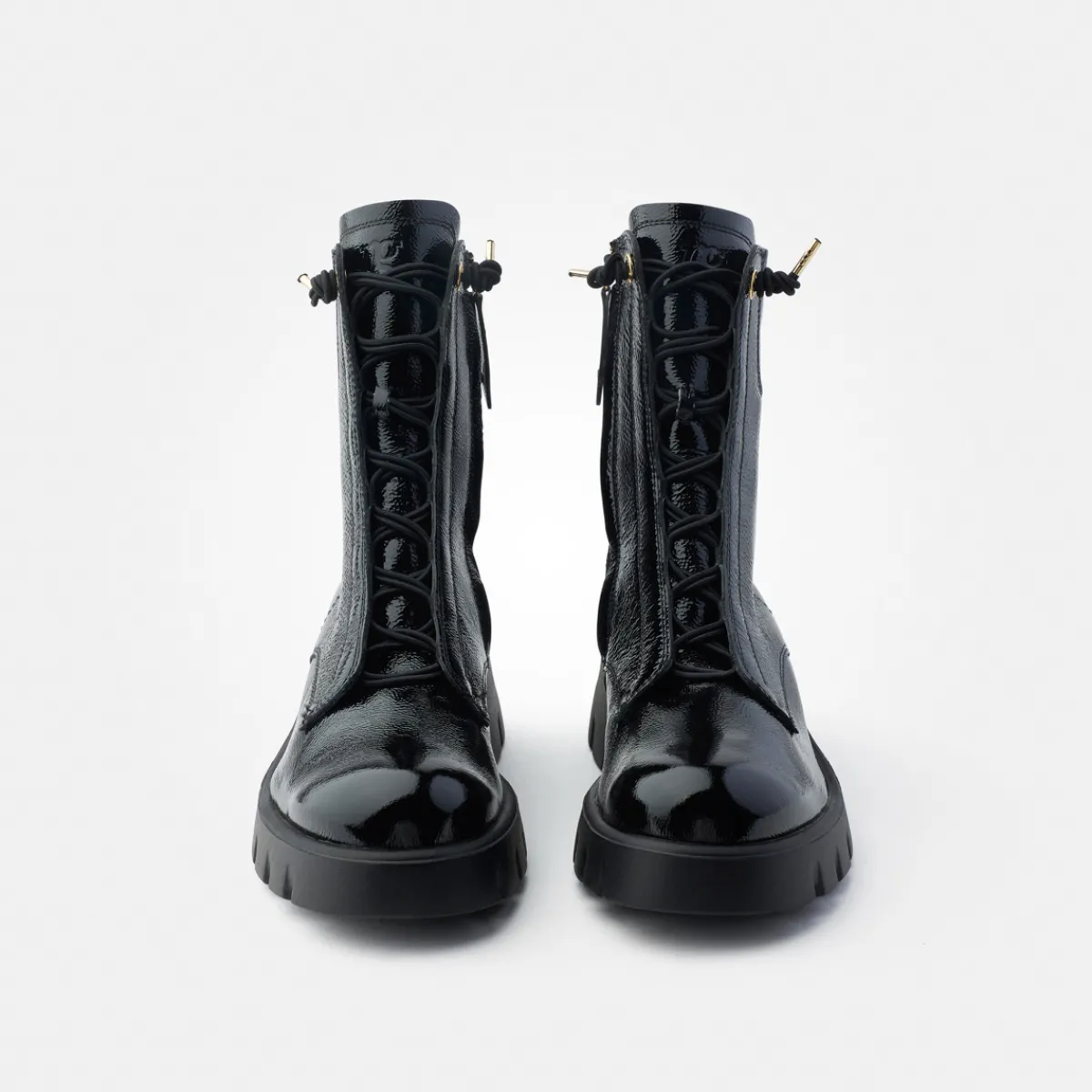 Paul Green Boots|Schnürstiefelette 8216-026 Schwarz