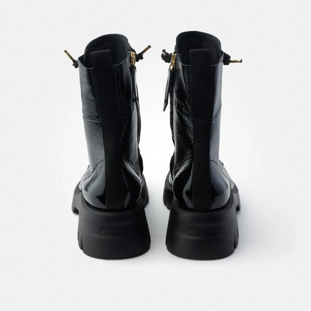 Paul Green Boots|Schnürstiefelette 8216-026 Schwarz