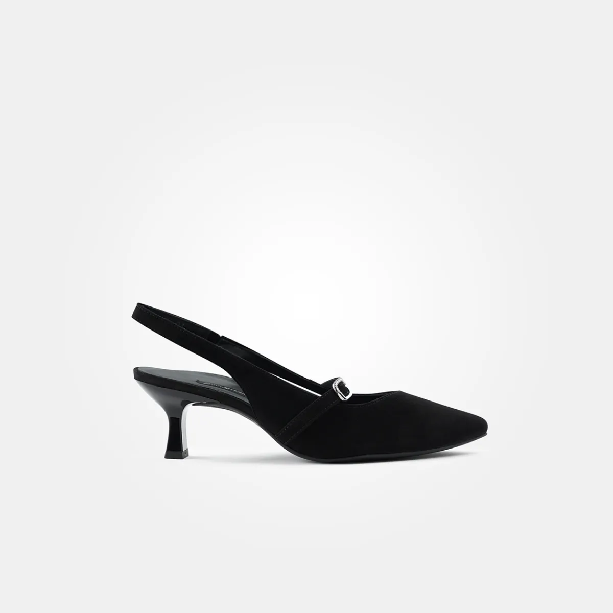 Paul Green Peeptoes & Slingpumps|Sling-Sandalette 6078-005 Schwarz