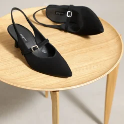 Paul Green Peeptoes & Slingpumps|Sling-Sandalette 6078-005 Schwarz