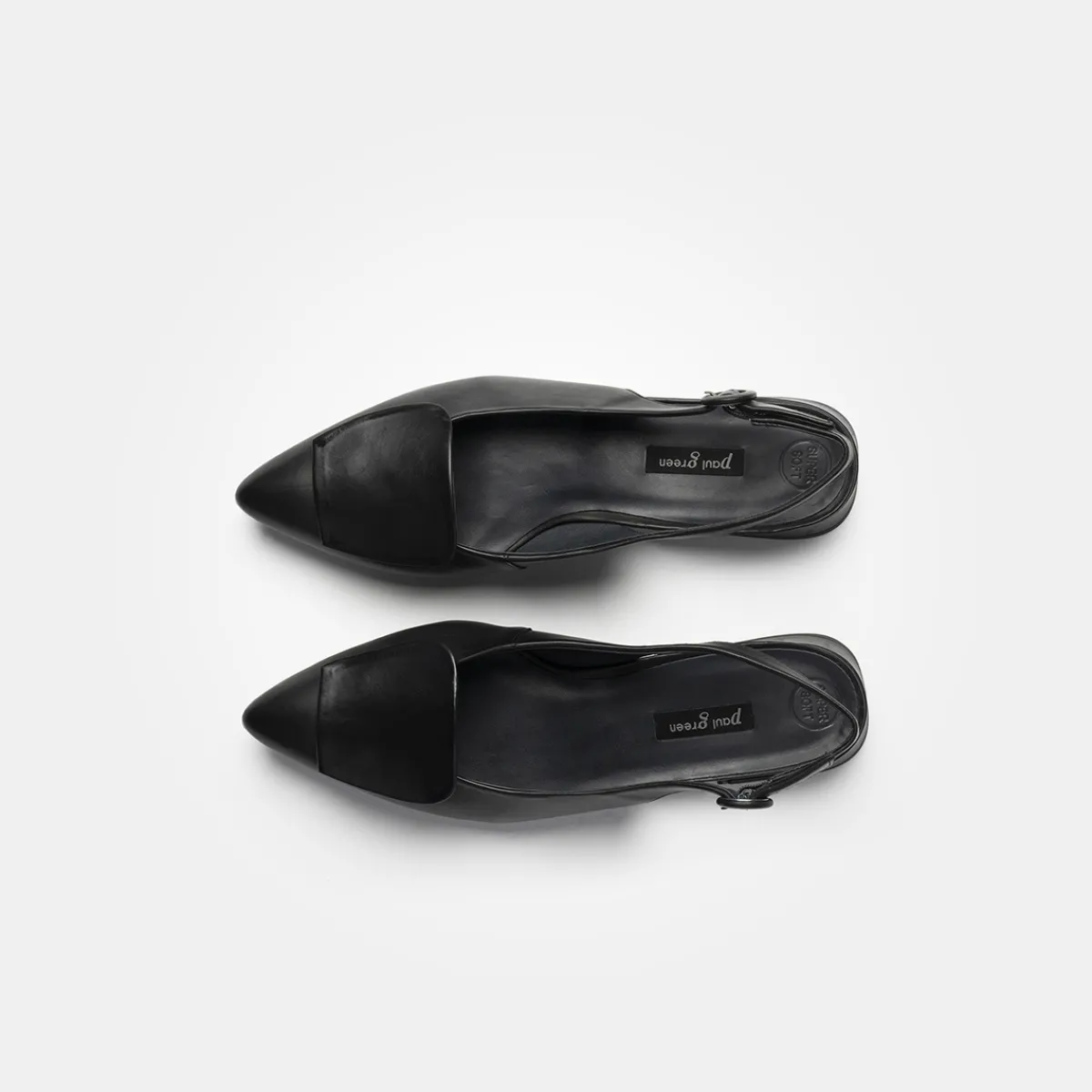 Paul Green Peeptoes & Slingpumps|Sling-Sandalette 6090-015 Schwarz