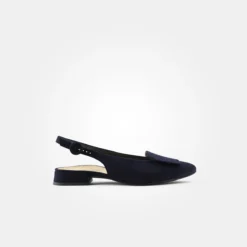 Paul Green Peeptoes & Slingpumps|Sling-Sandalette 6090-035 Blau
