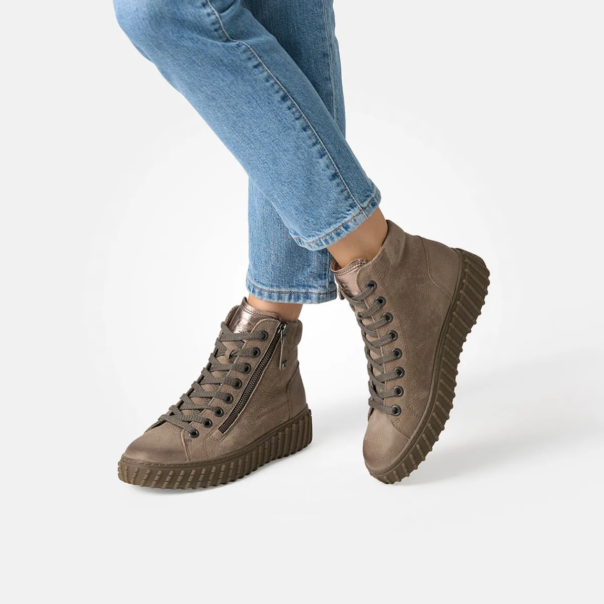Paul Green Warmfutter|Boots|Sneaker 5446-040 Taupe