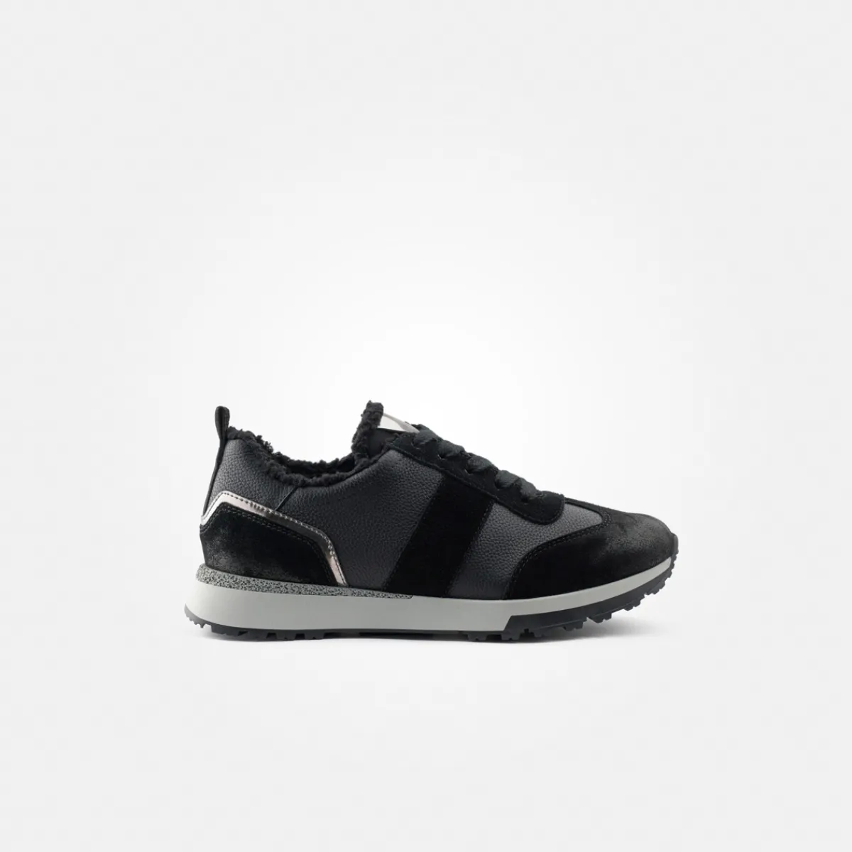 Paul Green Warmfutter|Schnürschuhe|Sneaker mit Wechselfußbett 5365-026 Schwarz