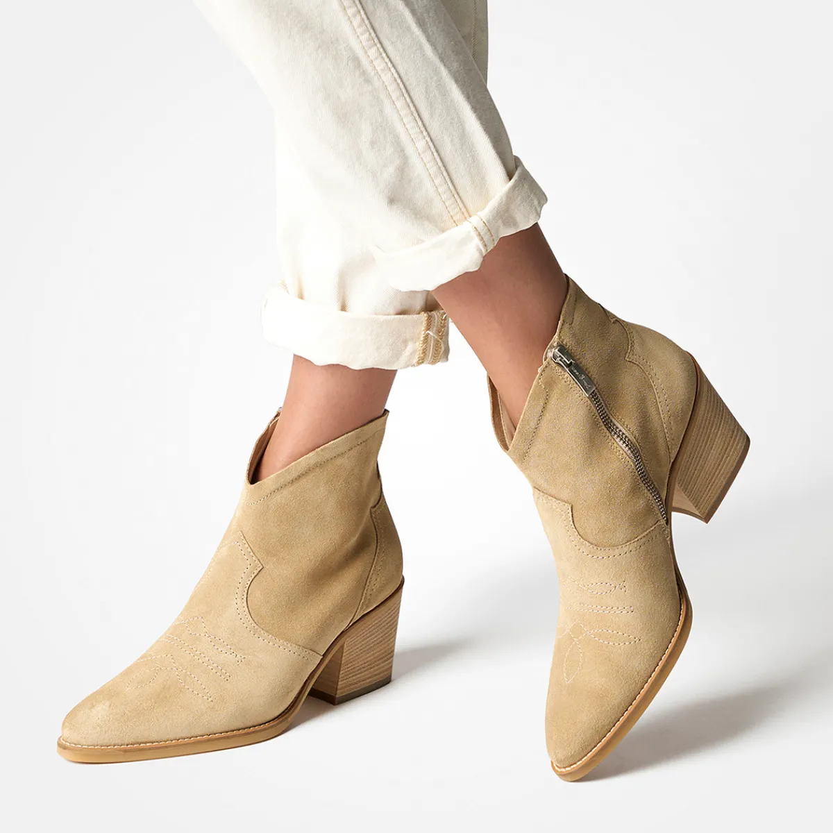 Paul Green Stiefeletten|Stiefelette 8110-020 Beige