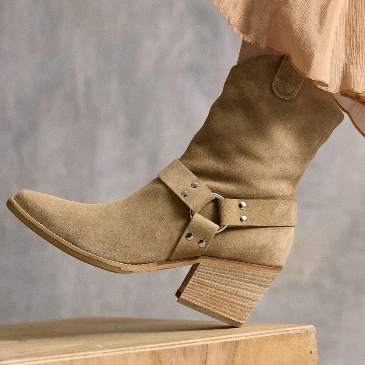 Paul Green Stiefeletten|Stiefelette 8201-047 Beige