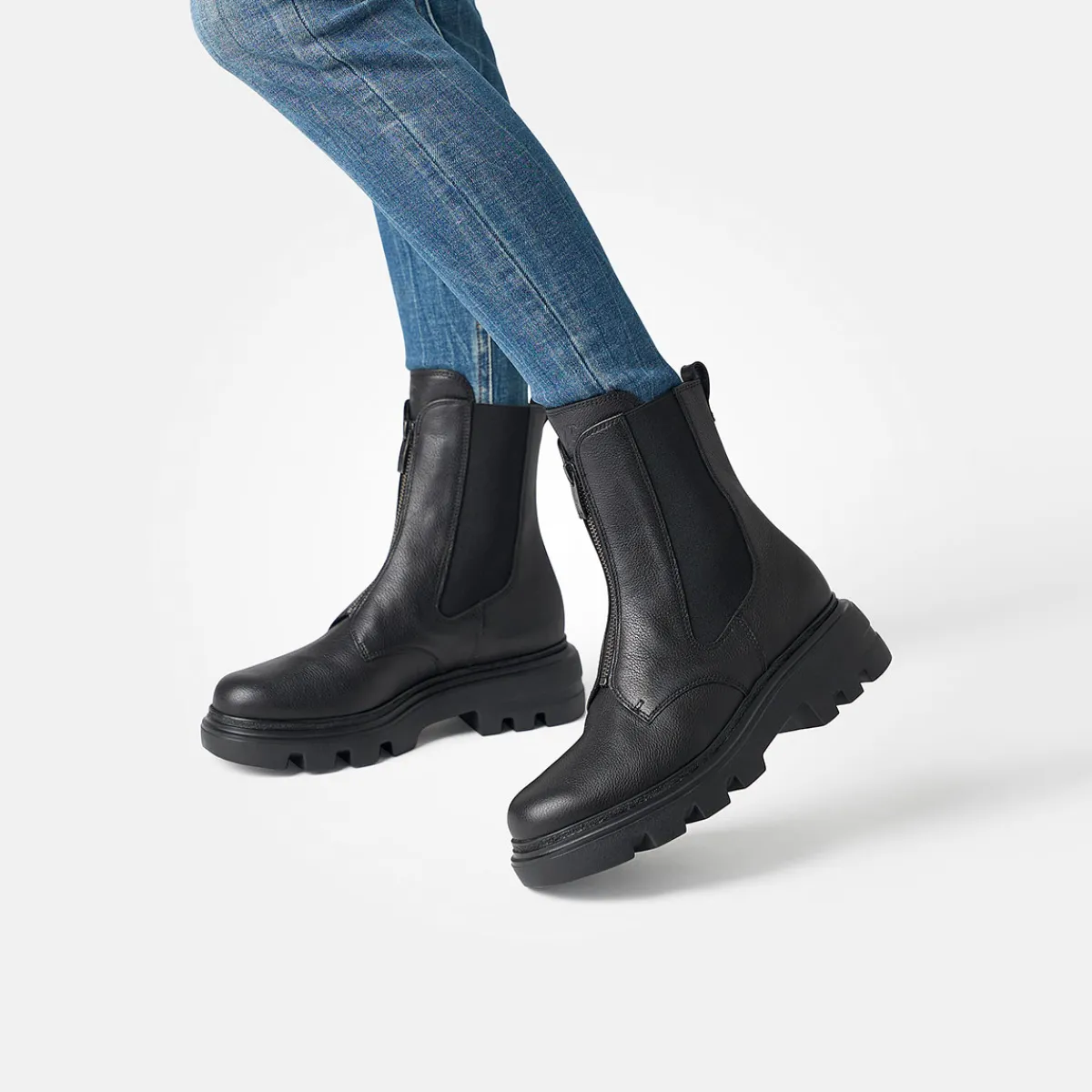 Paul Green Boots|Stiefelette 8287-000 Schwarz
