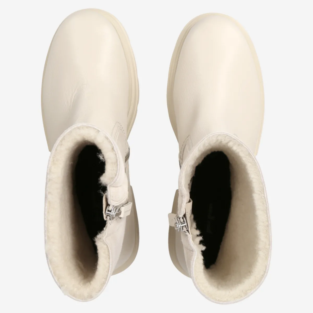 Paul Green Warmfutter|Stiefeletten|Stiefelette mit Lammfell 8064-004 Beige