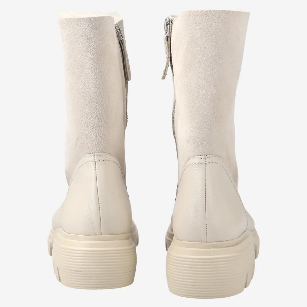 Paul Green Warmfutter|Stiefeletten|Stiefelette mit Lammfell 8064-004 Beige