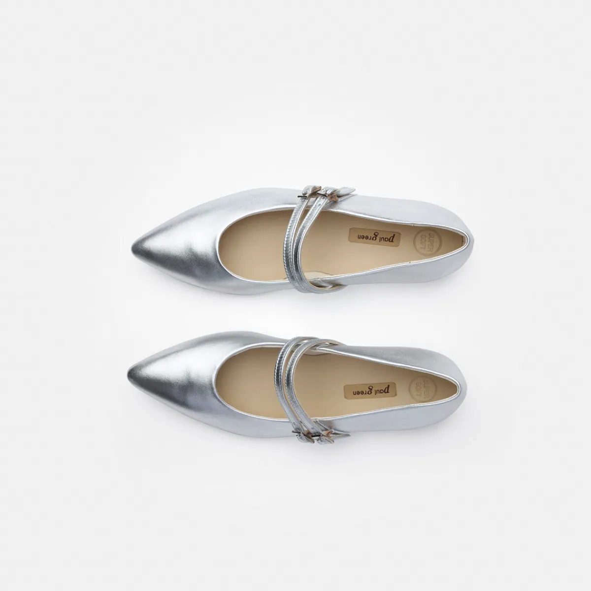 Paul Green Ballerina|SUPER SOFT Ballerina 1022-145 Silber