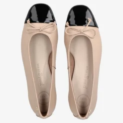 Paul Green Ballerina|SUPER SOFT Ballerina 1000-000 Beige / Schwarz