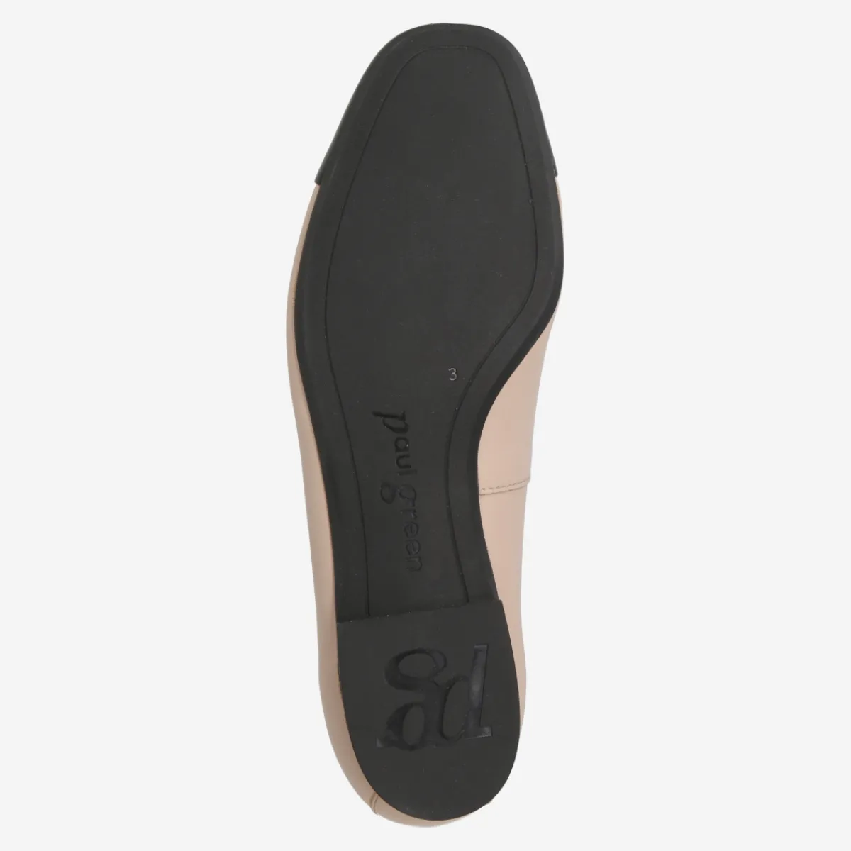 Paul Green Ballerina|SUPER SOFT Ballerina 1000-000 Beige / Schwarz