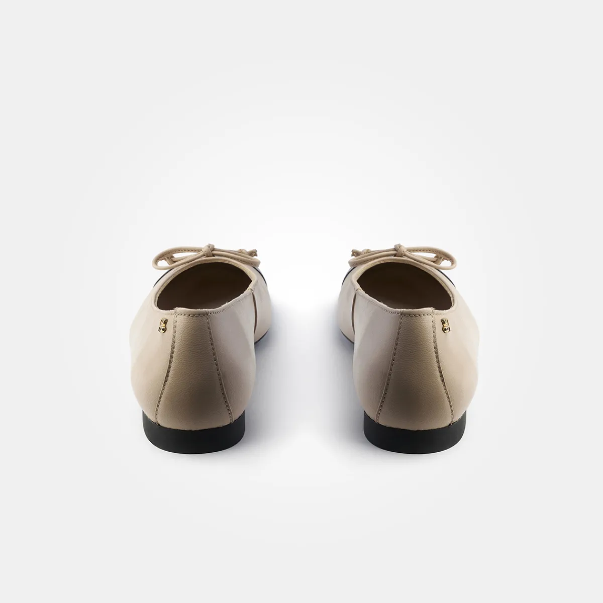 Paul Green Ballerina|SUPER SOFT Ballerina 1000-000 Beige / Schwarz