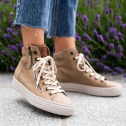 Paul Green Sneaker|SUPER SOFT Hightop-Pauls 4024-070 Beige