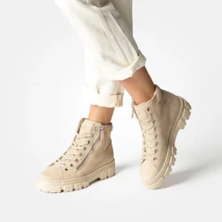 Paul Green Boots|SUPER SOFT Hightop-Sneaker 5210-000 Beige