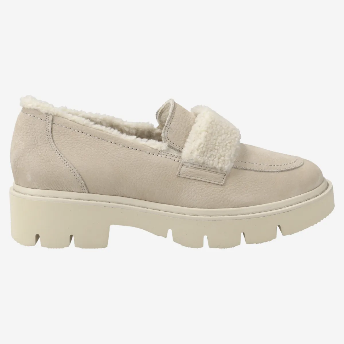 Paul Green Warmfutter|Slipper & Mokassin|SUPER SOFT Loafer mit RELAX-WEITE 1036-004 Beige