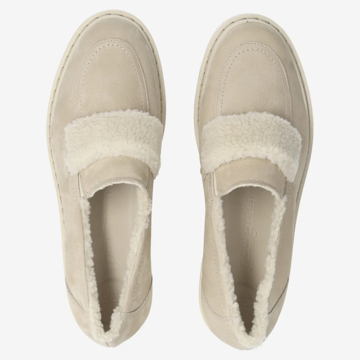 Paul Green Warmfutter|Slipper & Mokassin|SUPER SOFT Loafer mit RELAX-WEITE 1036-004 Beige