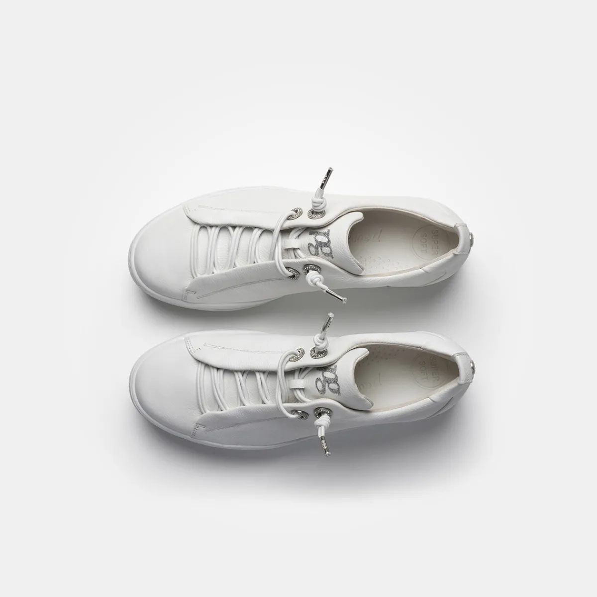 Paul Green Sneaker|SUPER SOFT Pauls 5417-045 Weiß / Silber