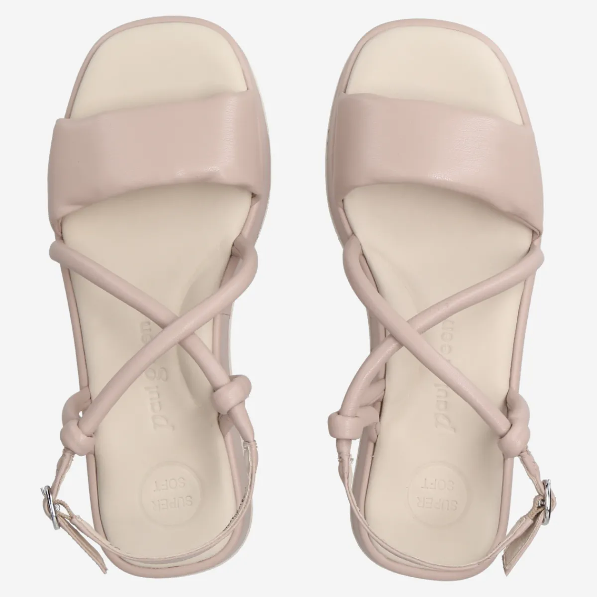 Paul Green Sandaletten|SUPER SOFT Sandale 6110-015 Biscuit/ Rosé/ Beige