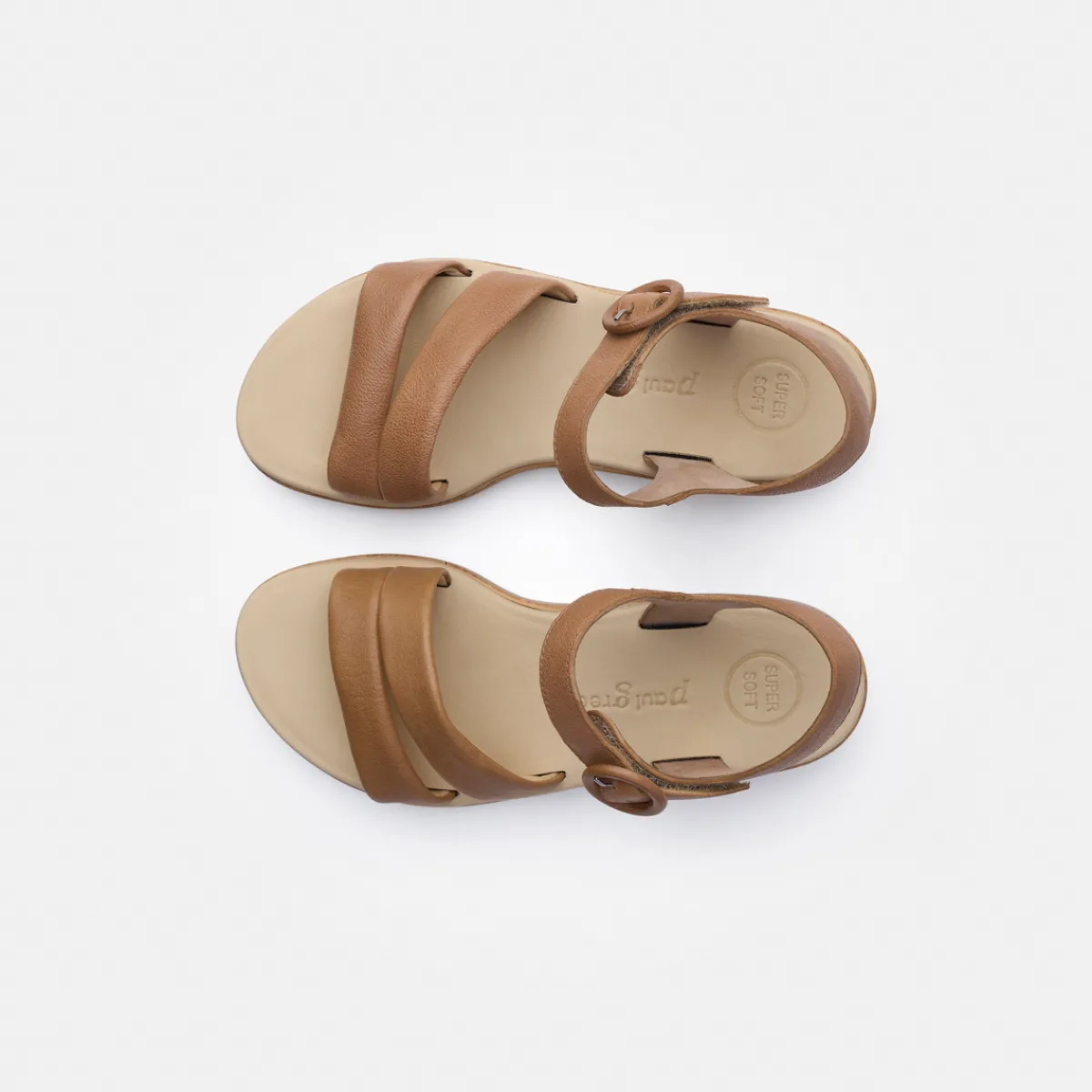 Paul Green Sandaletten|SUPER SOFT Sandale 6112-015 Braun