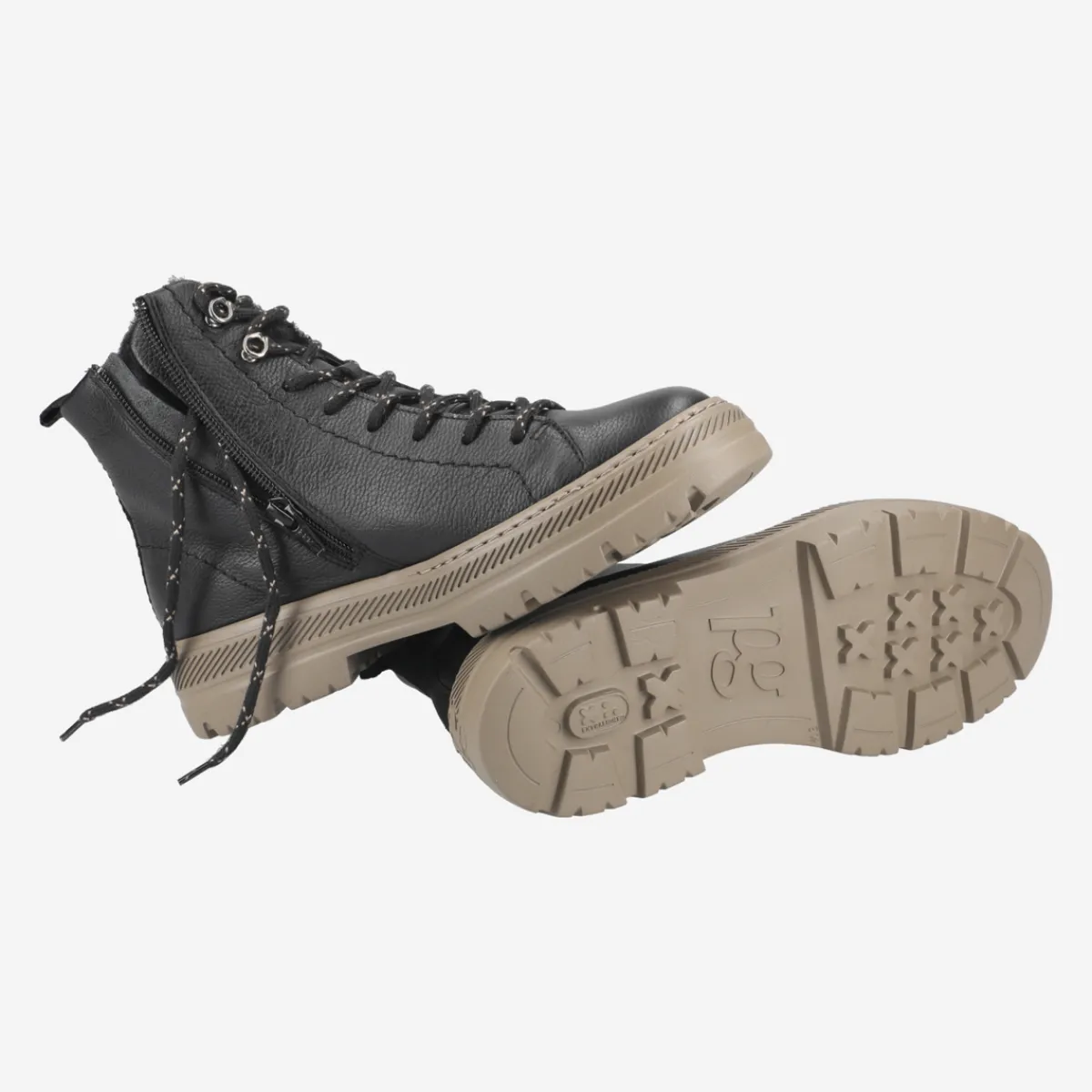 Paul Green Warmfutter|Boots|SUPER SOFT Schnürstiefelette mit Warmfutter 5287-014 Schwarz