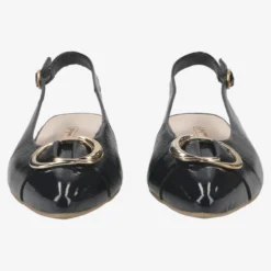 Paul Green Peeptoes & Slingpumps|SUPER SOFT Sling-Sandalette 6091-035 Schwarzblau