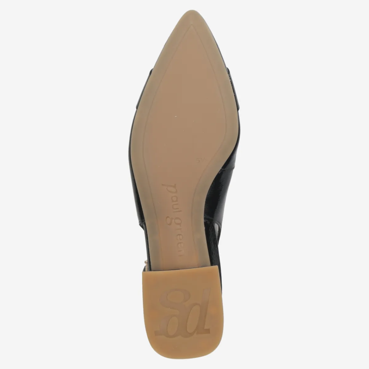 Paul Green Peeptoes & Slingpumps|SUPER SOFT Sling-Sandalette 6091-035 Schwarzblau