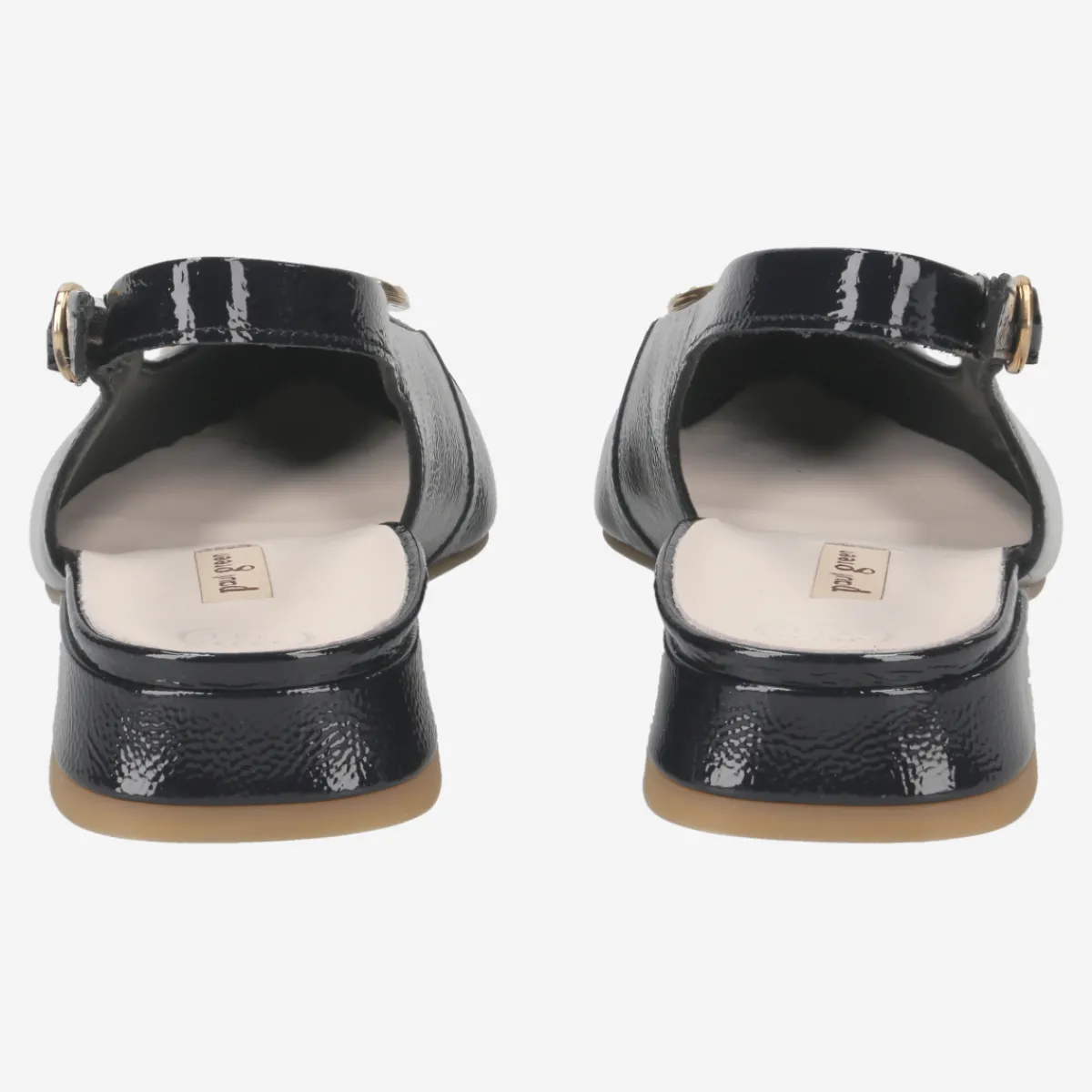 Paul Green Peeptoes & Slingpumps|SUPER SOFT Sling-Sandalette 6091-035 Schwarzblau