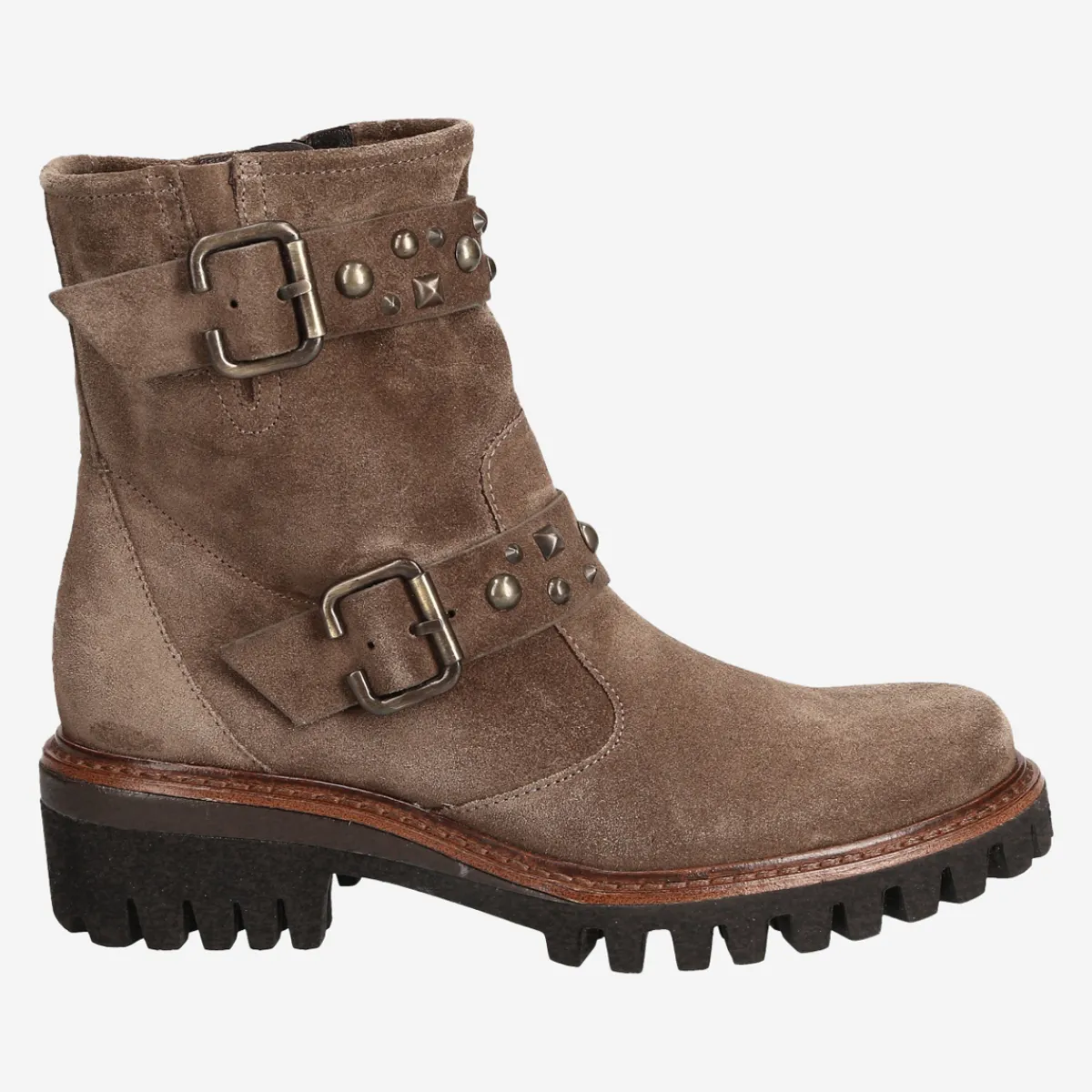 Paul Green Stiefeletten|Trendstarker Bootie 9330-033 Braun