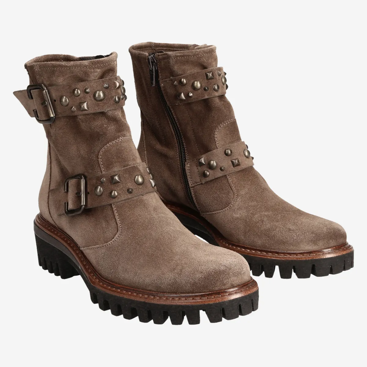 Paul Green Stiefeletten|Trendstarker Bootie 9330-033 Braun